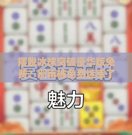 摆脱冰球突破豪华版免费？别再被免费迷惑了！真相曝光！摆脱冰球突破豪华版免费