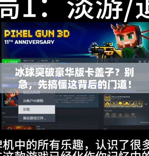 冰球突破豪华版卡盖子？别急，先搞懂这背后的门道！冰球突破豪华版卡盖子