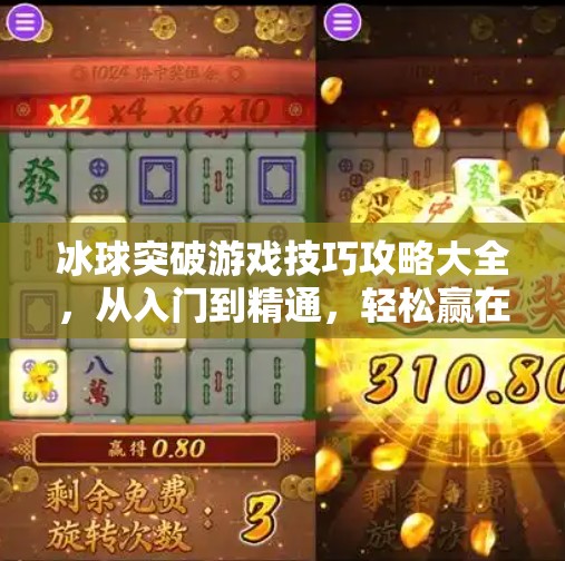 冰球突破游戏技巧攻略大全，从入门到精通，轻松赢在起跑线！冰球突破游戏技巧攻略大全