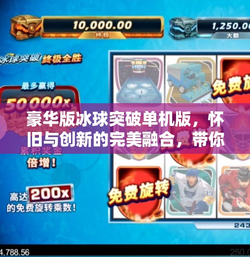 豪华版冰球突破单机版，怀旧与创新的完美融合，带你重回街机黄金年代！豪华版冰球突破单机版