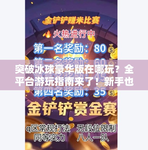 突破冰球豪华版在哪玩？全平台游玩指南来了！新手也能秒变冰球高手！突破冰球豪华版在哪玩游戏