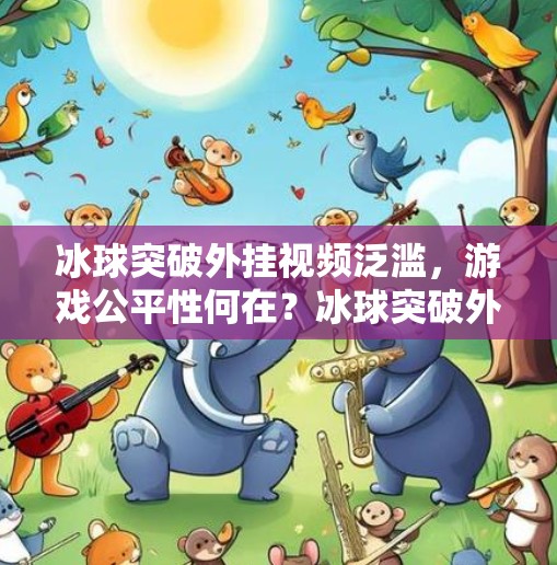 冰球突破外挂视频泛滥，游戏公平性何在？冰球突破外挂视频